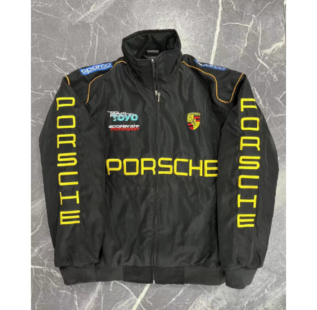 Racing Jacket - Vintage Style Embroidered Outerwear