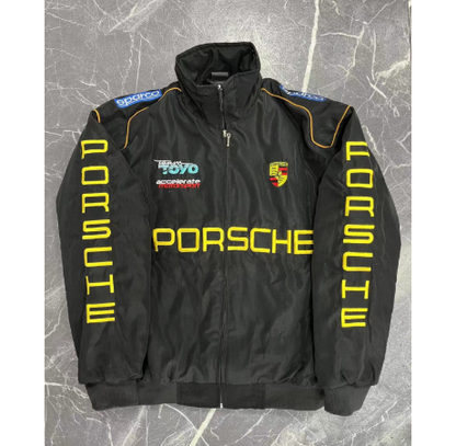 Racing Jacket - Vintage Style Embroidered Outerwear