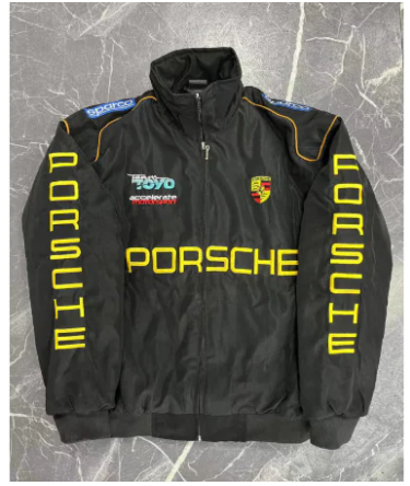 Racing Jacket - Vintage Style Embroidered Outerwear