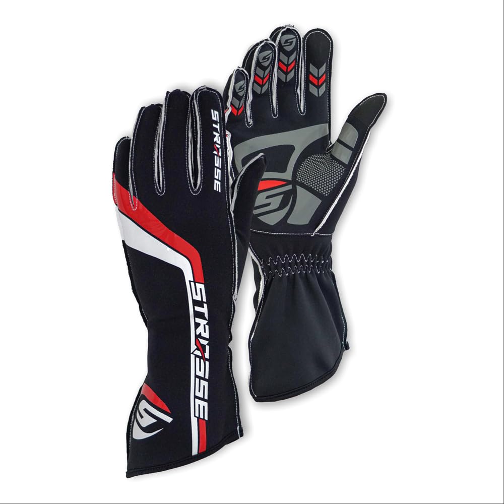 STRASSE Racing Gloves Gaming Gloves Black XL